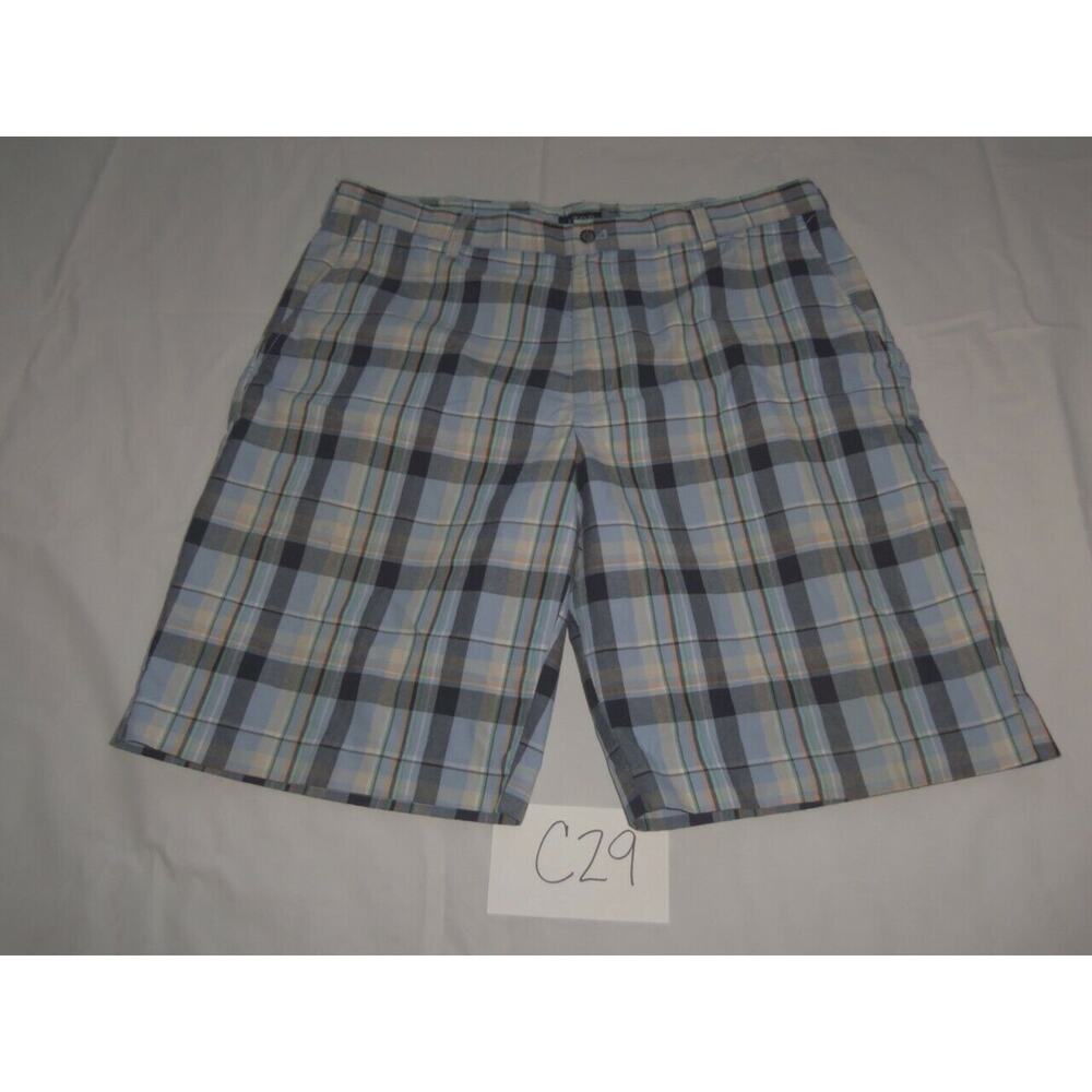 Izod Plaid Shorts Size 38 Mens -0412C29